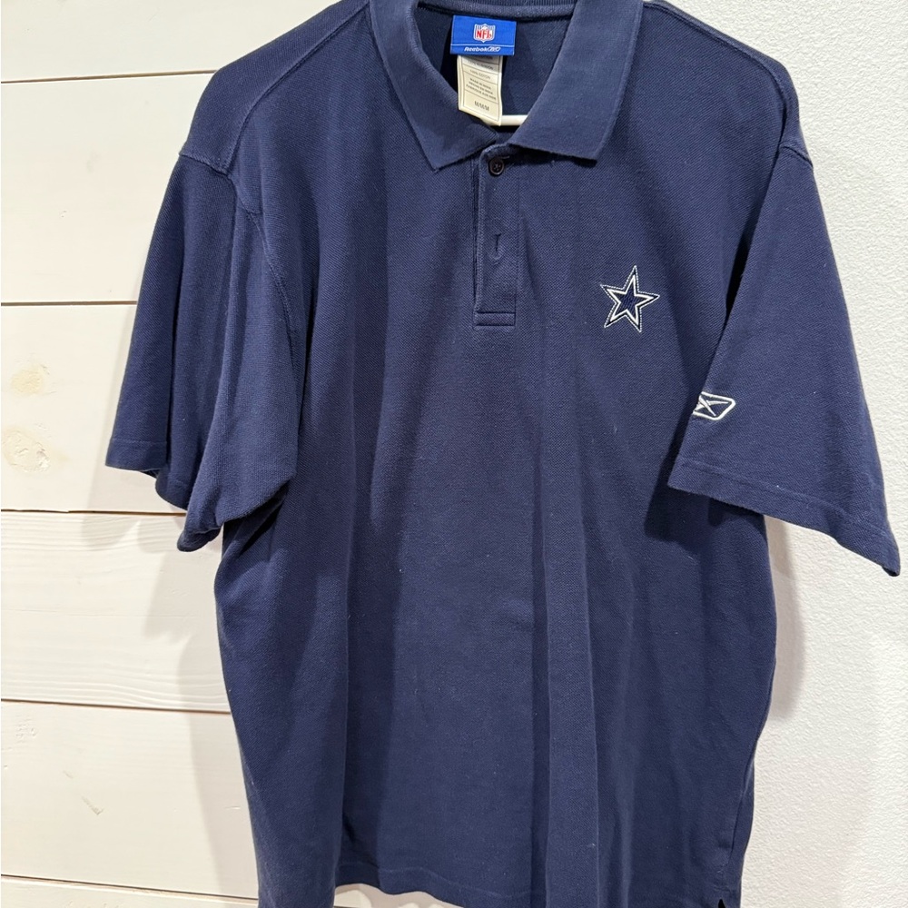 Reebok Navy Polo with Star Logo